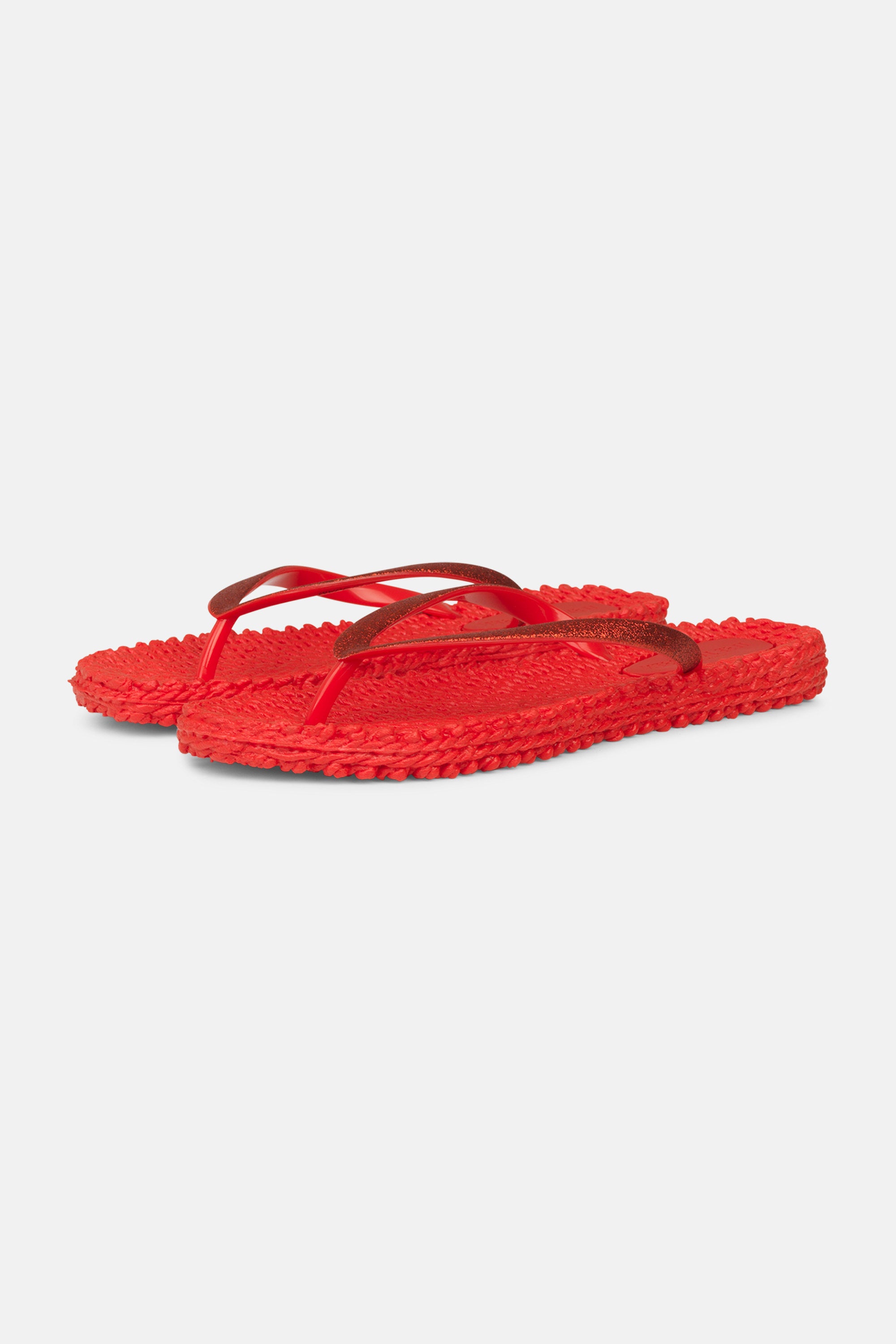 Chanclas Glitter - Deep Red